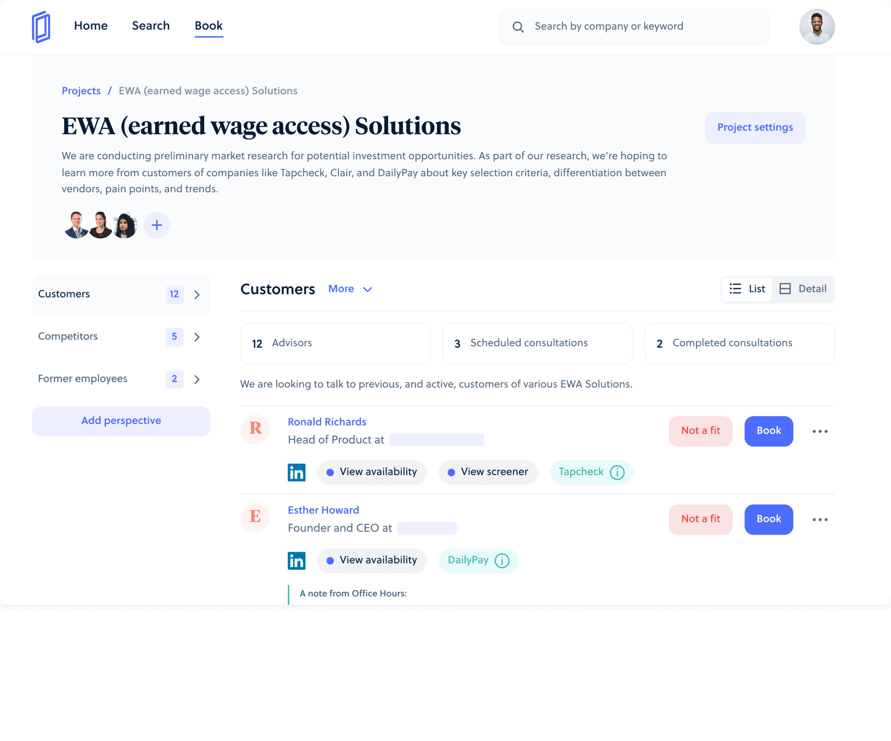 World-class Client Solutions interface